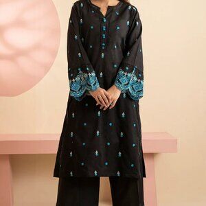 Ethnic/Desi- Women Pakistani Embroidered Kurta and Trouser set